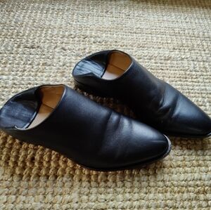 Everlane The Modern Babo Flat Loafer in Black 7 New Womens Leather flats